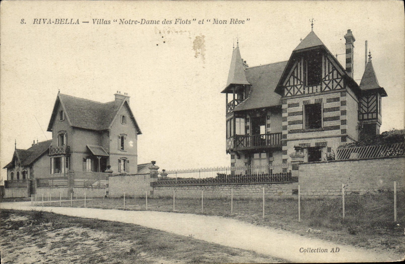 CPA Riva bella Villas notre dame des flots et mon Reve