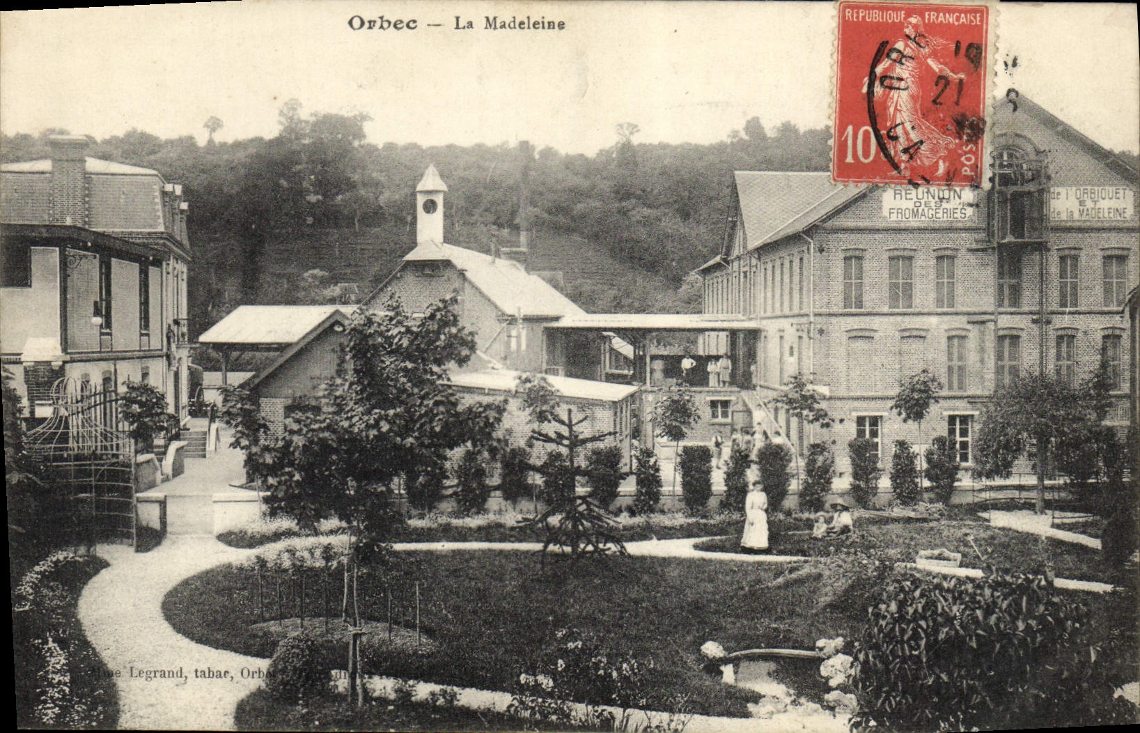VINTAGE POSTCARD Orbec the madeleine