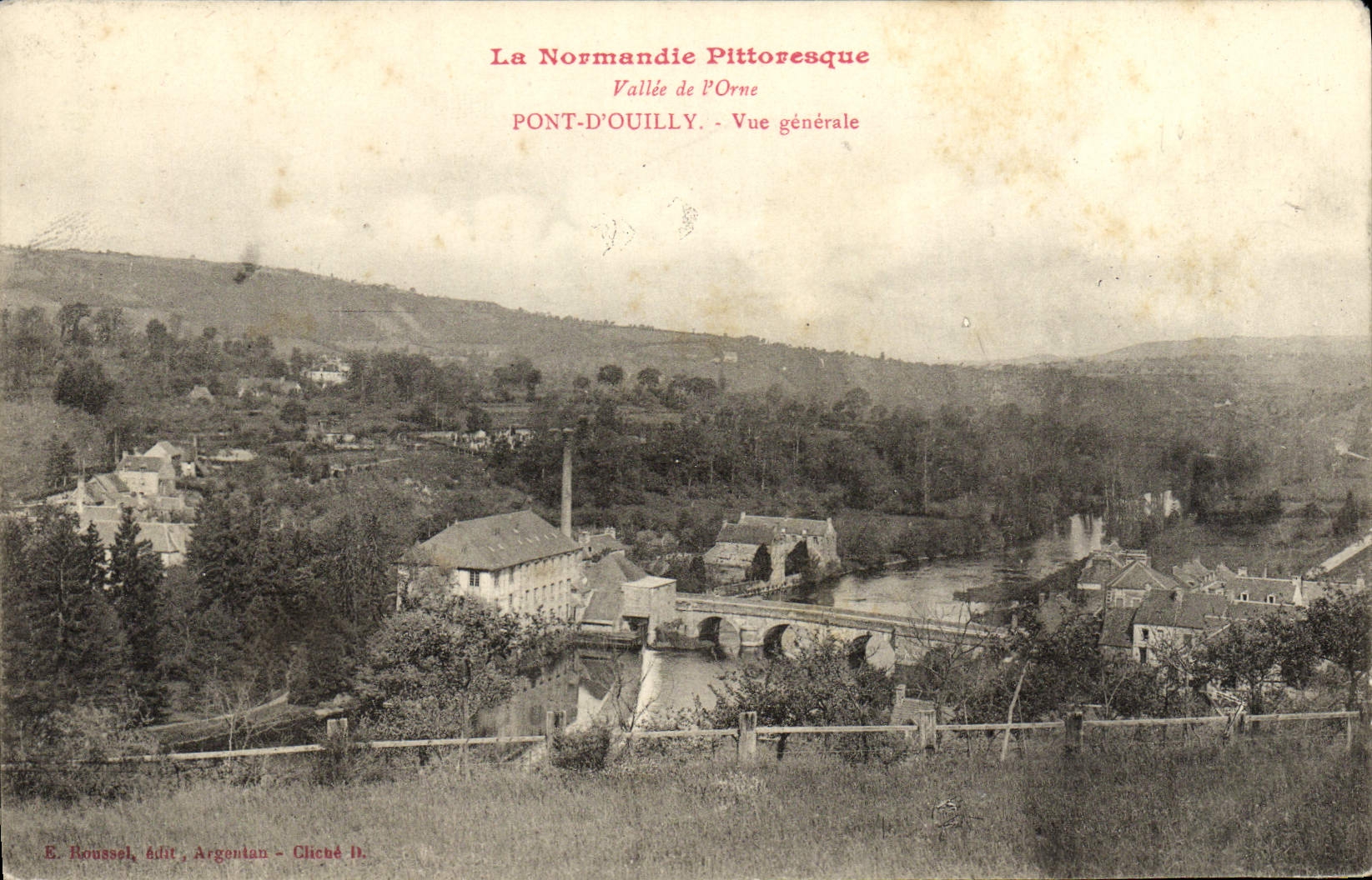 CPA Pont D'Ouilly Vue Generale