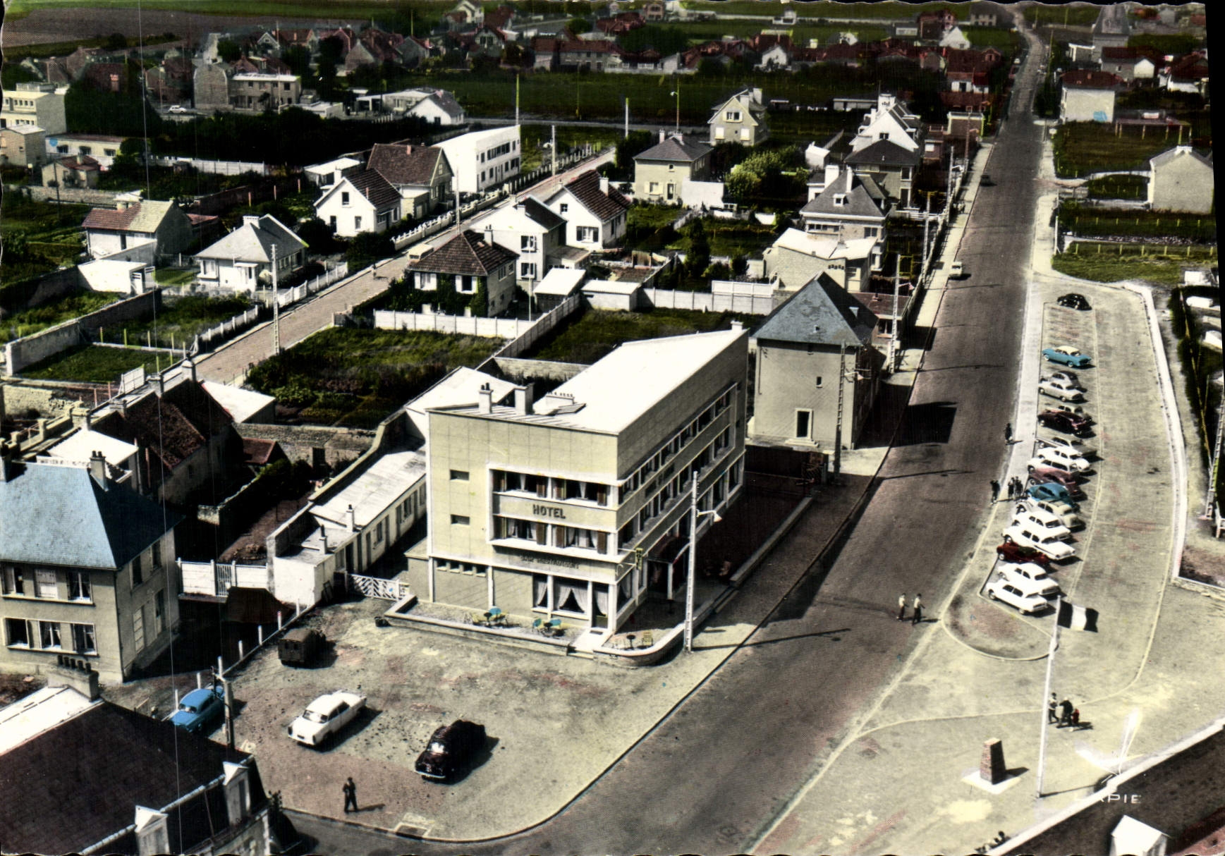 MODERN CARD St Aubin on Sea Hotel St Aubin Panoramic View
