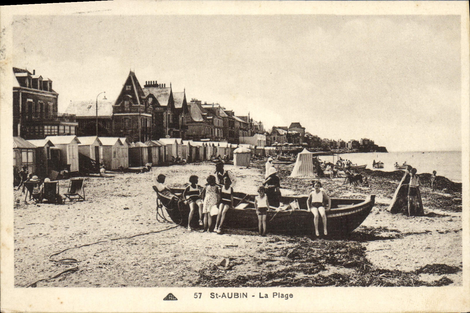 CPA St Aubin La Plage