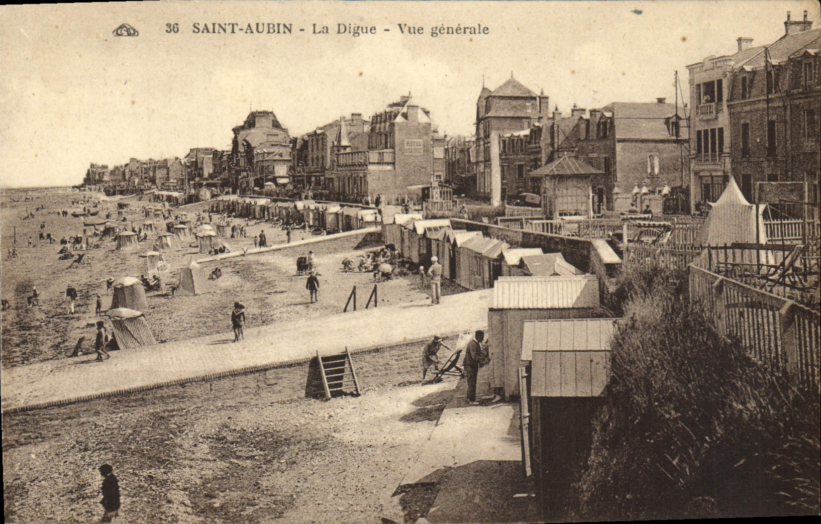 CPA Saint Aubin La Ligue Vue Generale