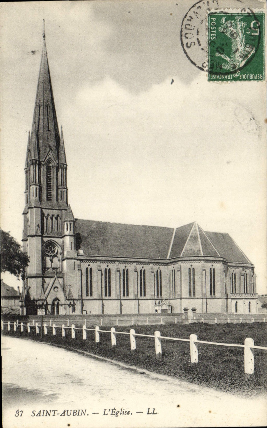 CPA Saint Aubin L'Eglise