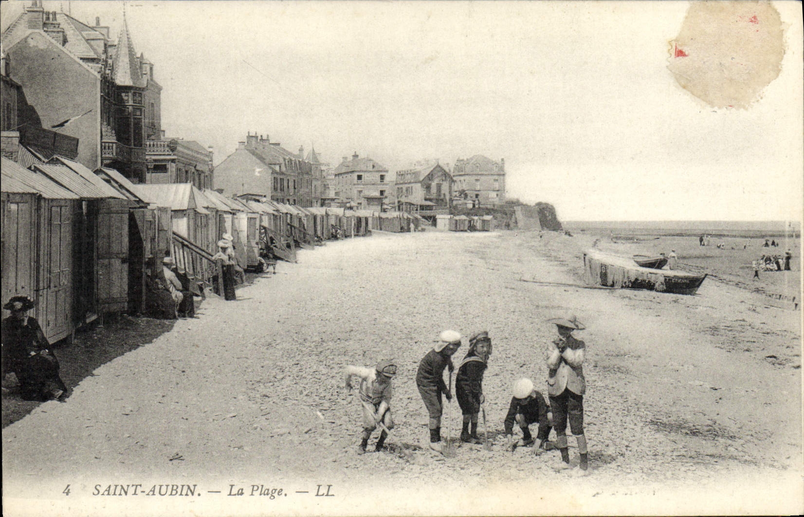 CPA Saint Aubin La Plage Enfants