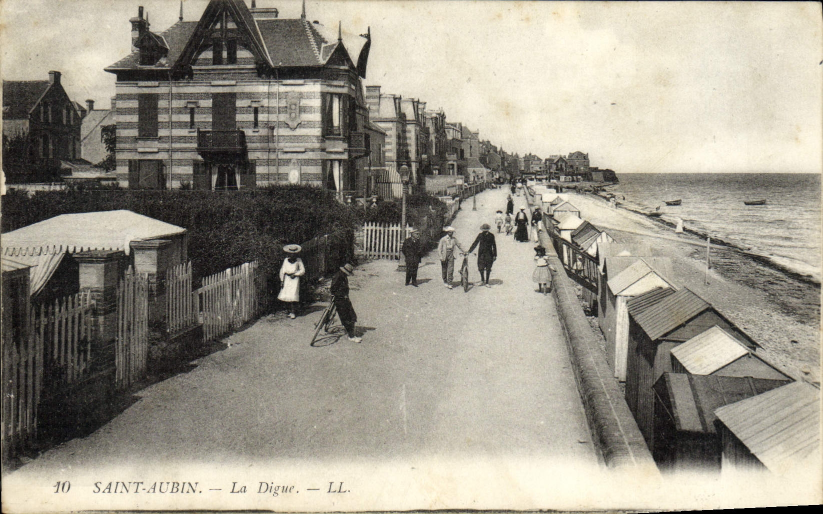 VINTAGE POSTCARD Holy Aubin the Dam