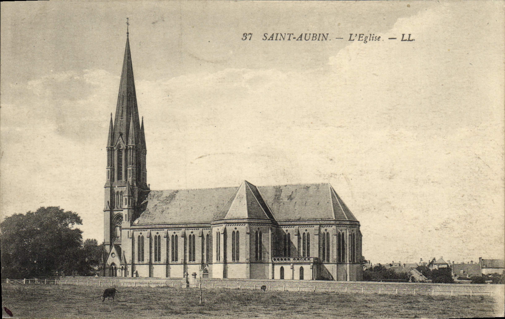 CPA Saint Aubin L'Eglise