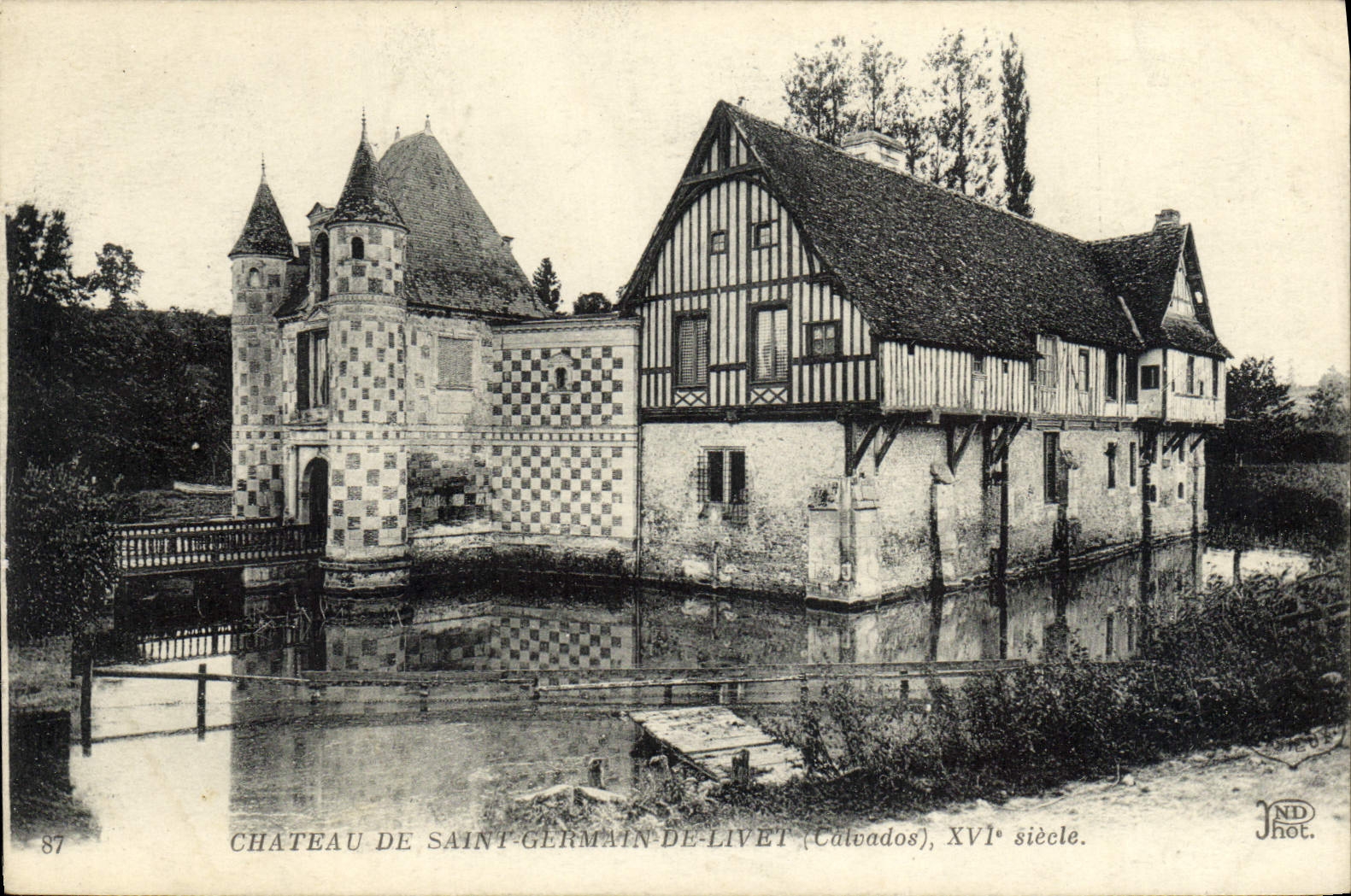 CPA Saint Germain De Livet Le Chateau