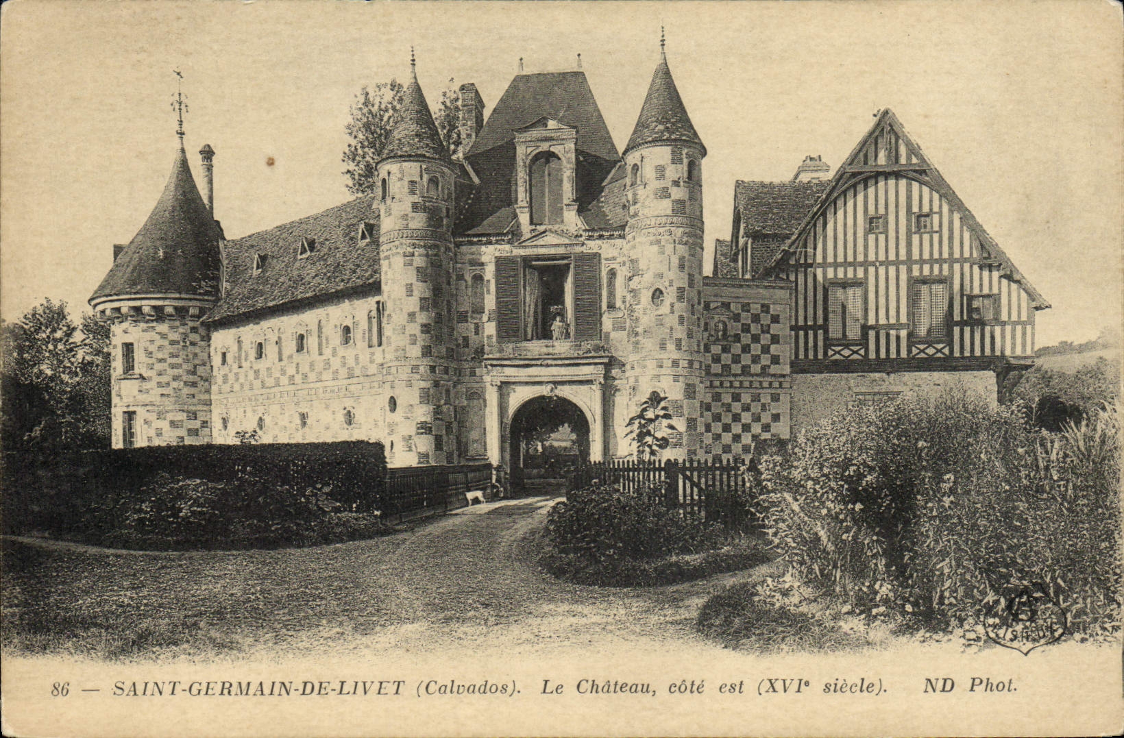 CPA Saint Germain De Livet Le Chateau