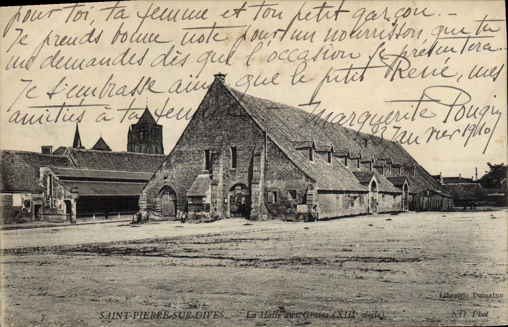 CPA Saint Pierre Sur Dives La halle aux grains 