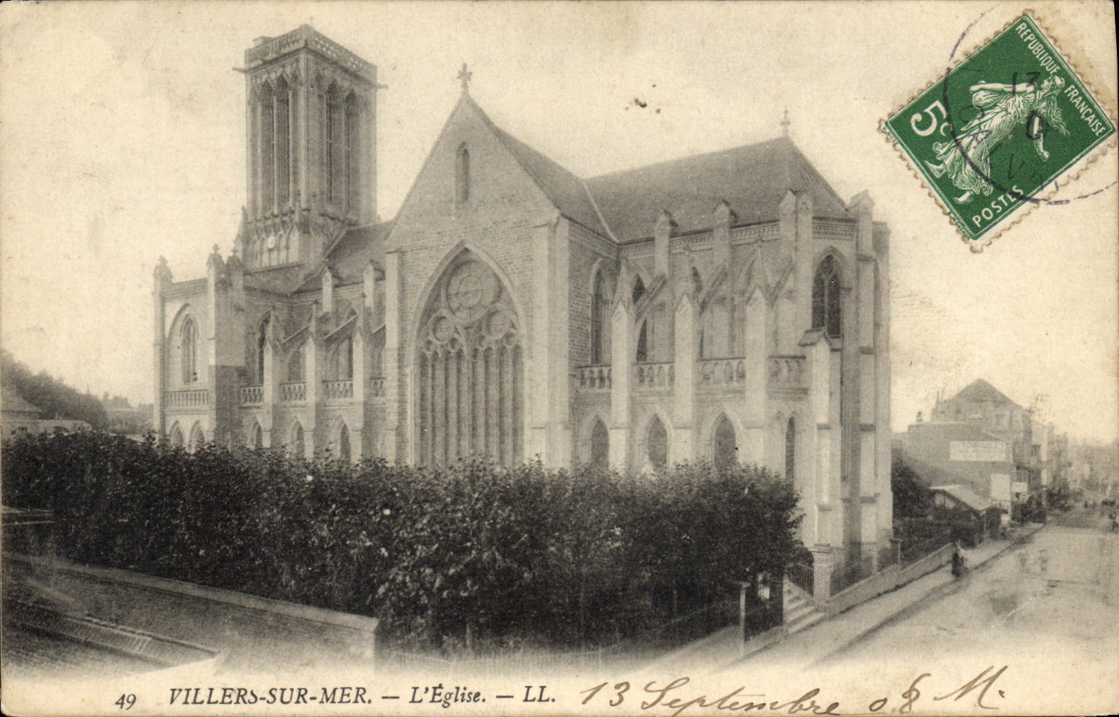 CPA Villers Sur Mer L'Eglise