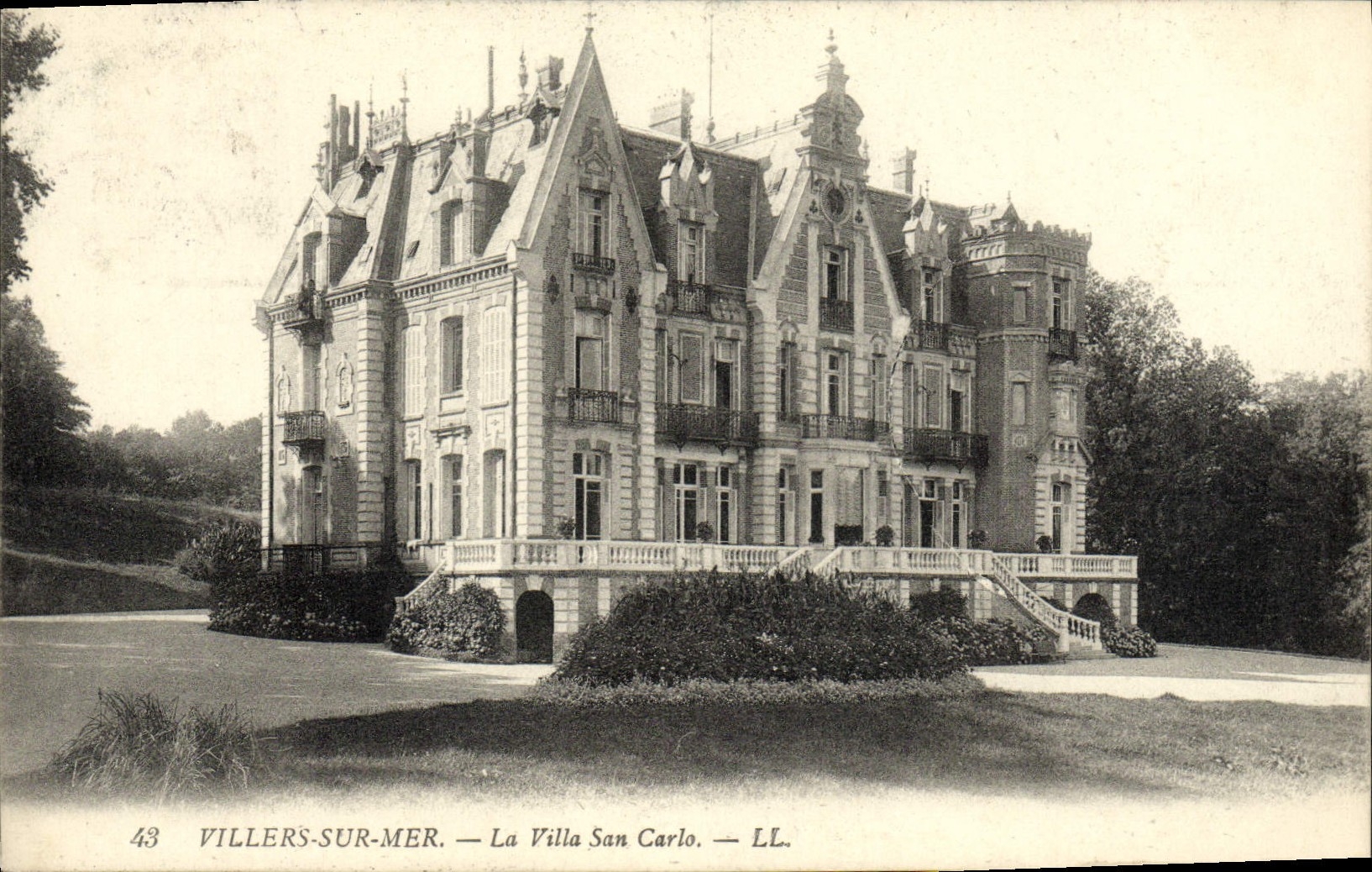 CPA Villers Sur Mer La Villa San Carlo