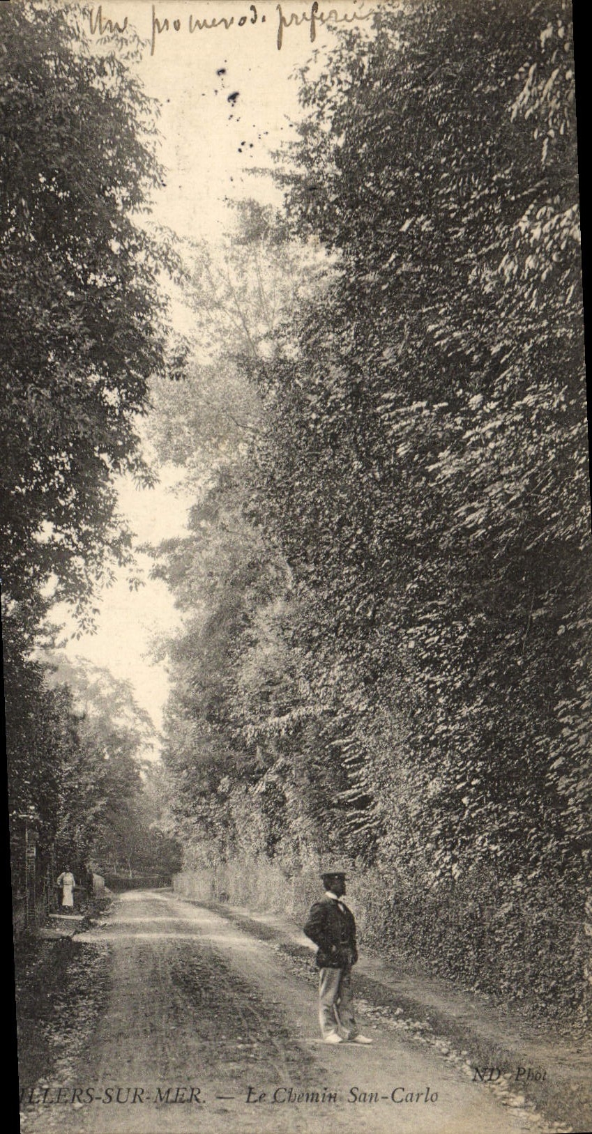 CPA Villers Sur Mer Le Chemin San Carlo