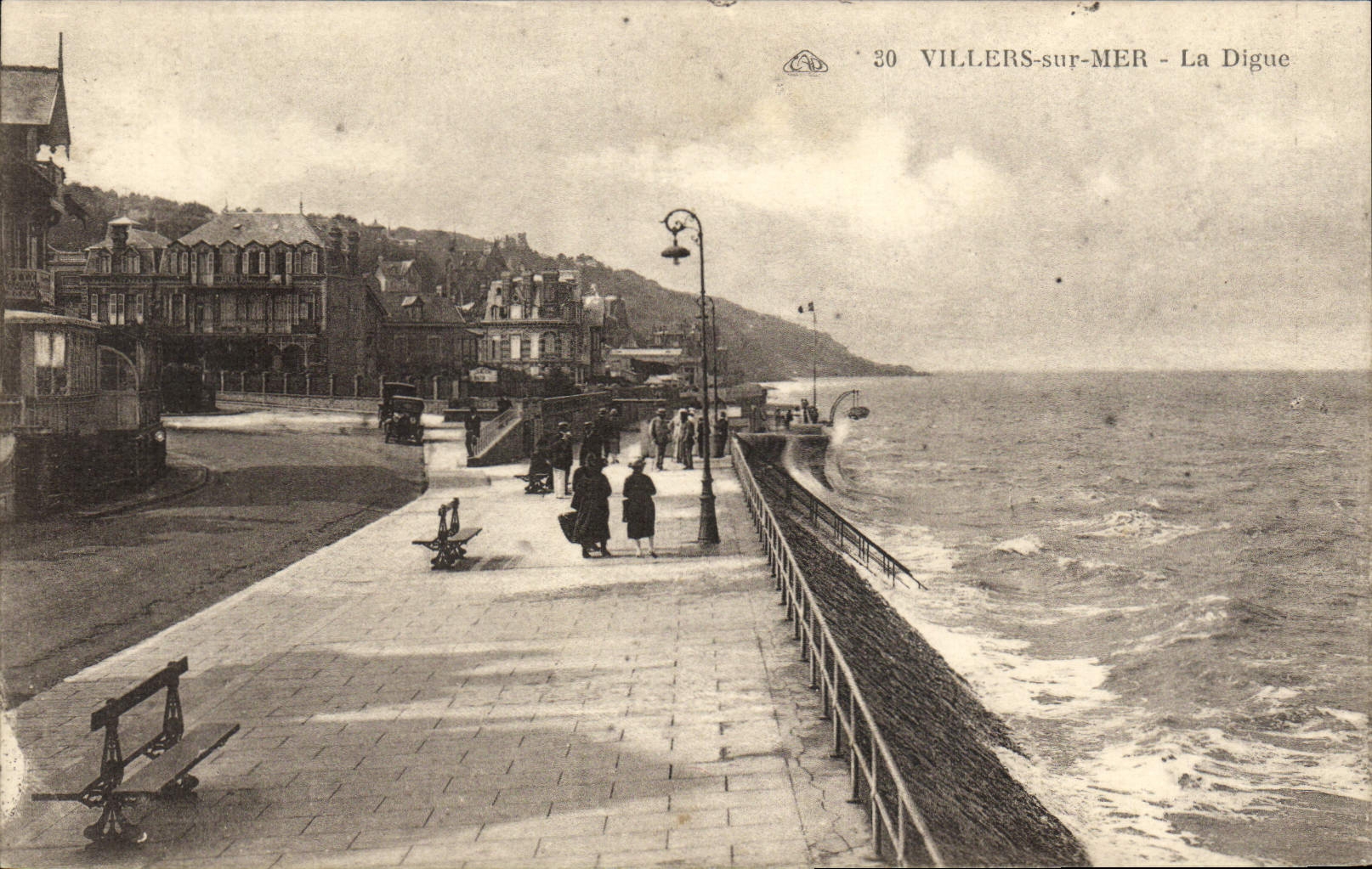 CPA Villers Sur Mer La Digue 