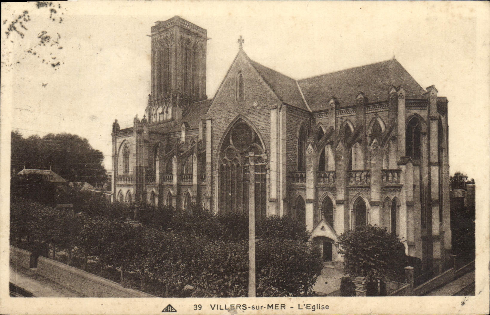 CPA Villers Sur Mer L'Eglise