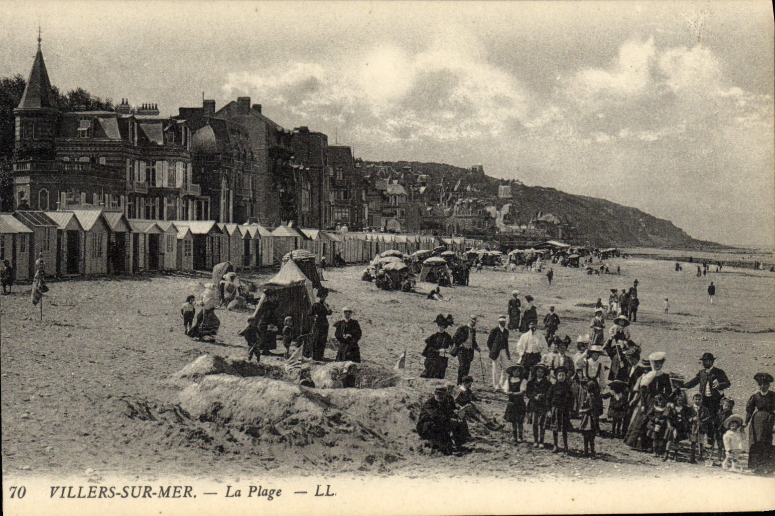 CPA Villers Sur Mer La Plage 