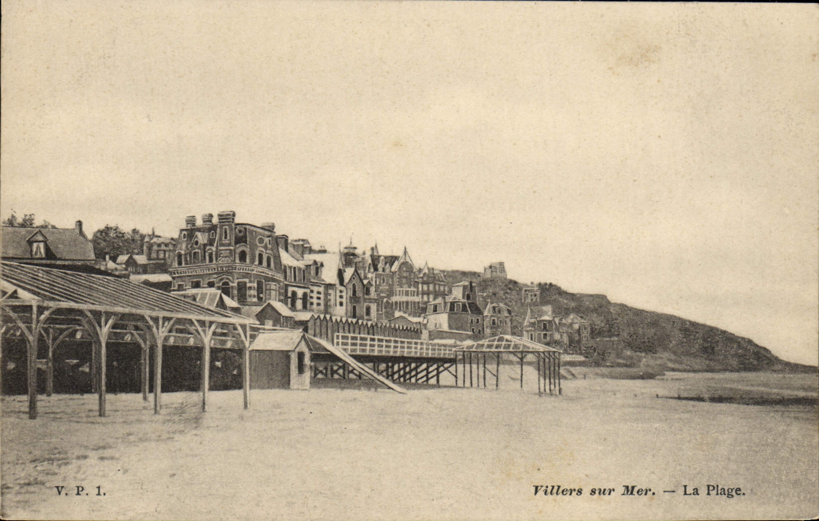 CPA Villers Sur Mer la Plage