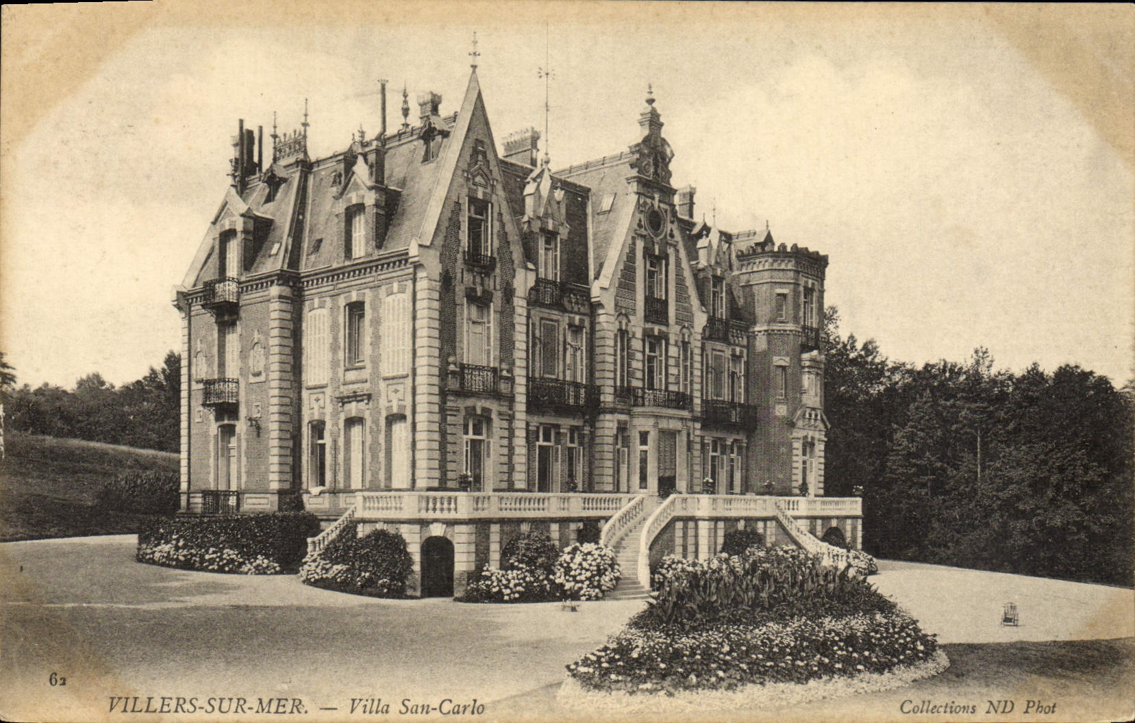 CPA Villers sur Mer Villa San Carlo