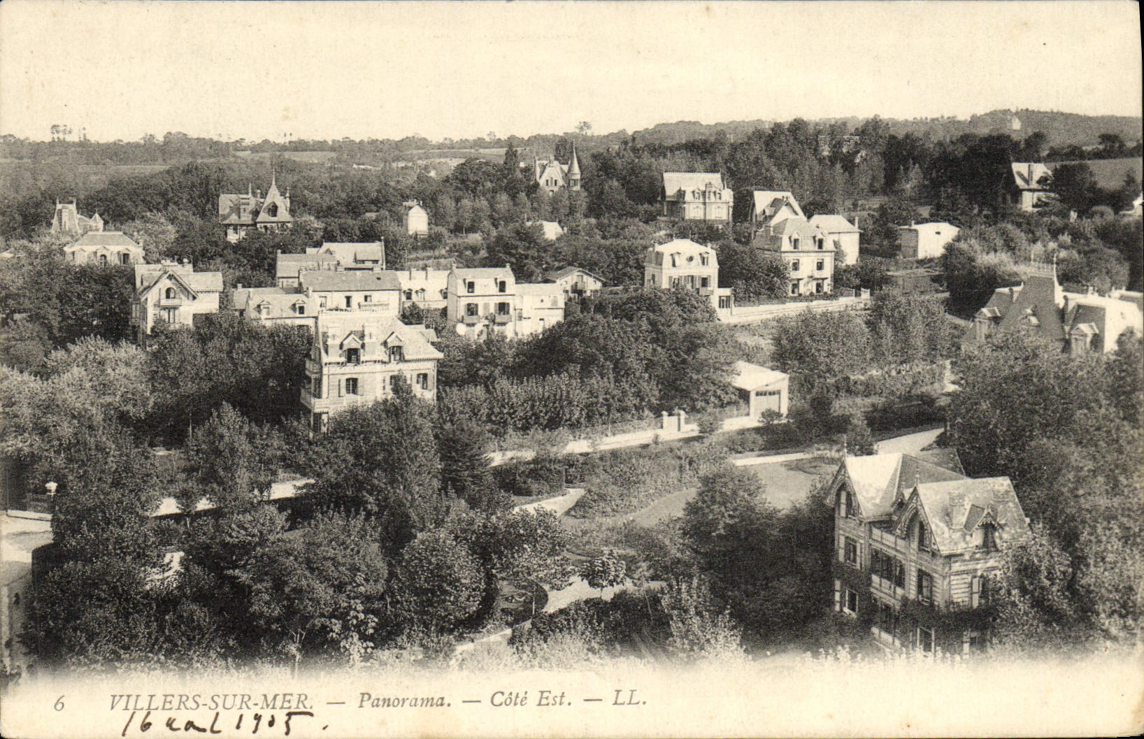 CPA Villers Sur Mer Panorama Cote Est