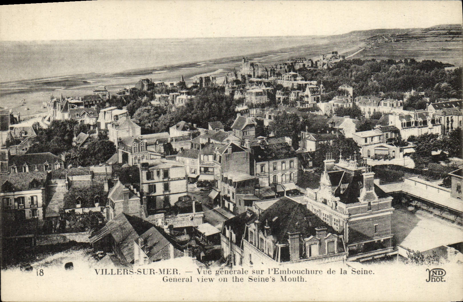 CPA Villers Sur Mer Vue Generale Sur l'Embouchure de la Seine