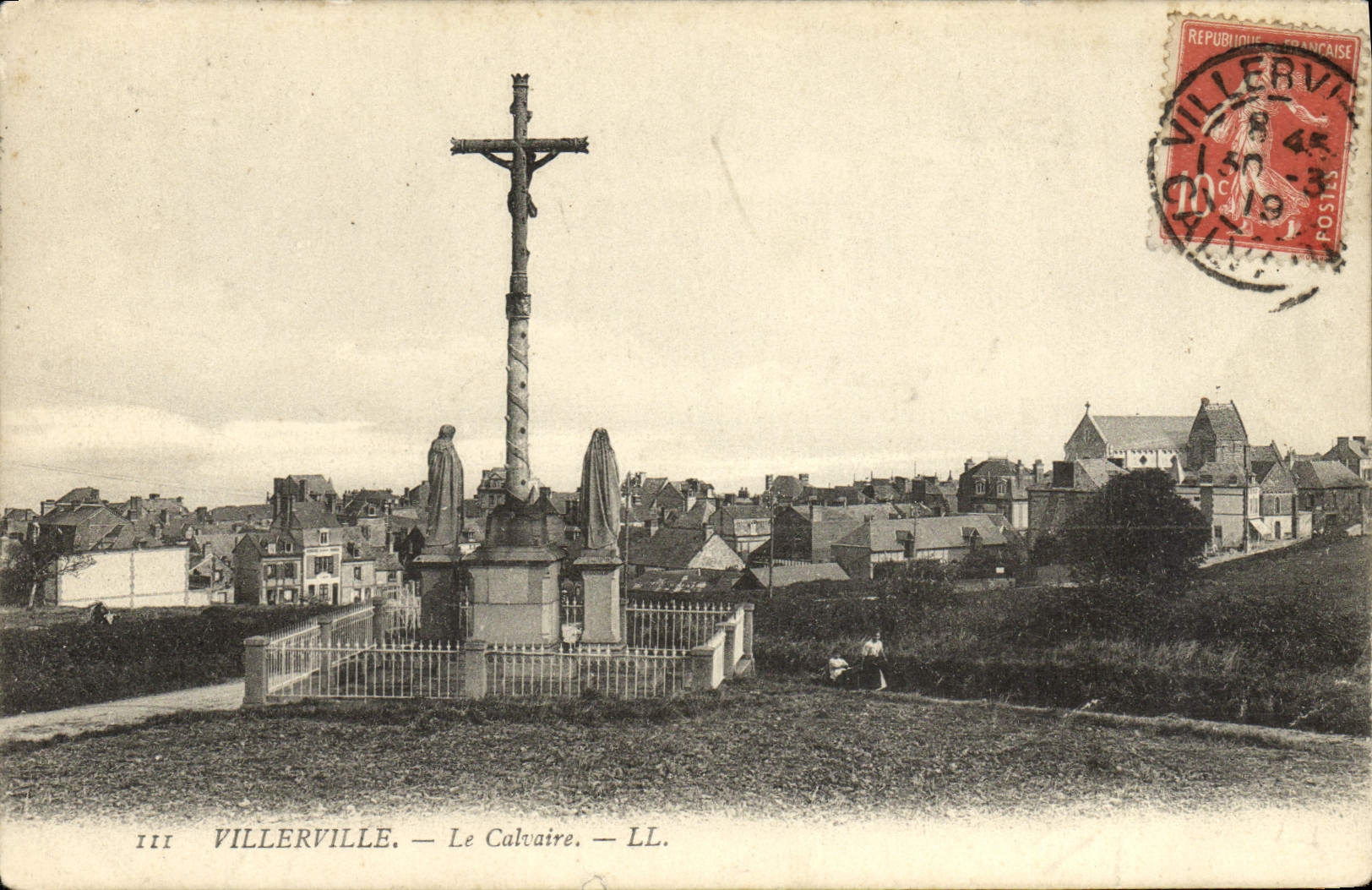 CPA Villerville Le Calvaire 
