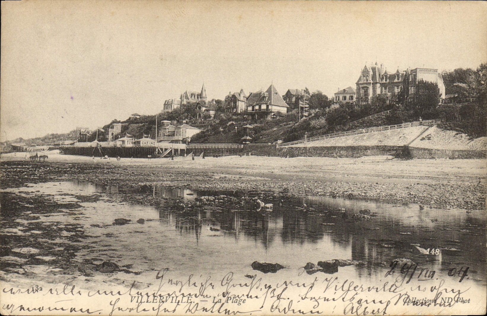 CPA Villerville La Plage