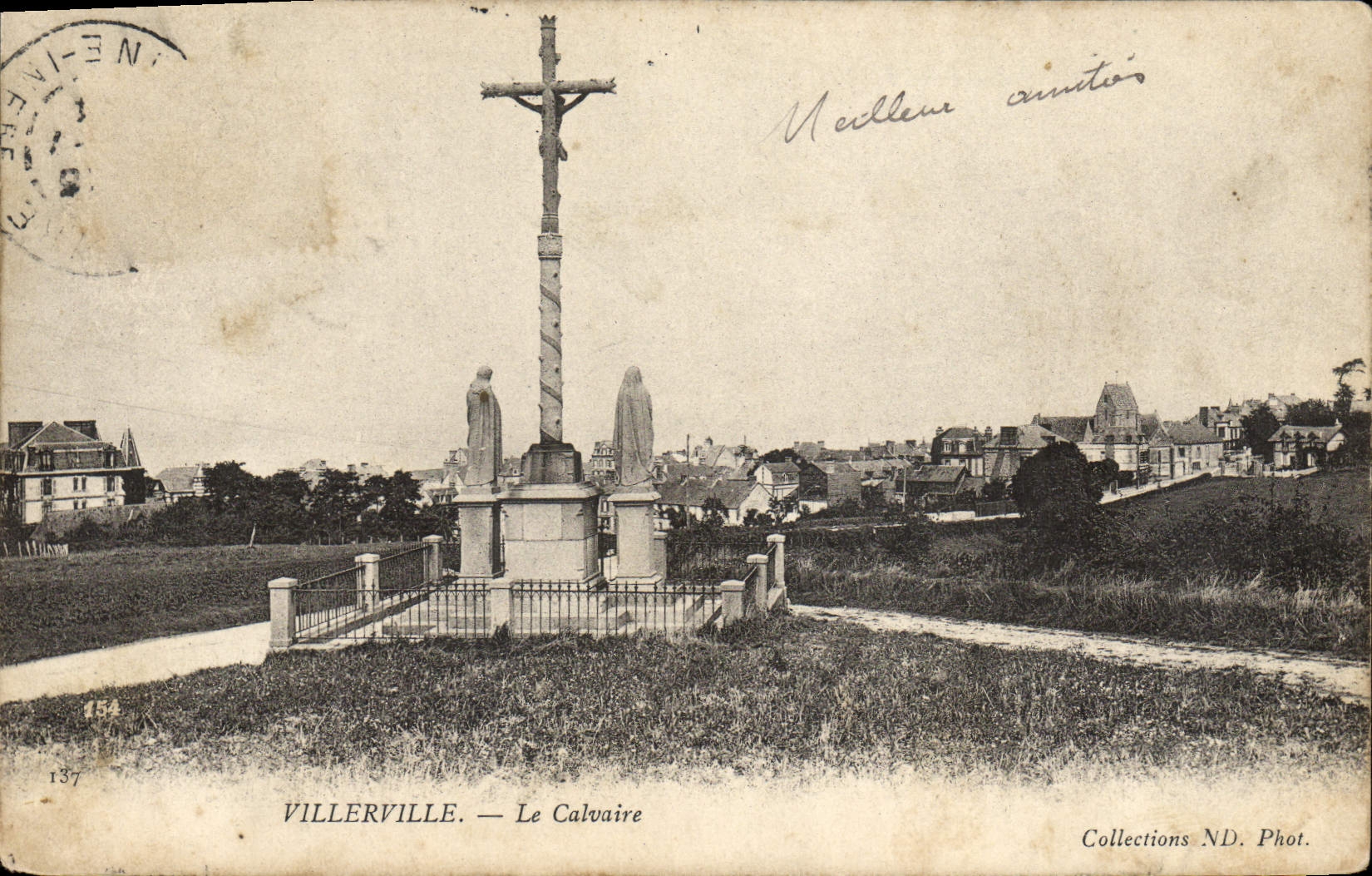CPA Villerville Le Calvaire