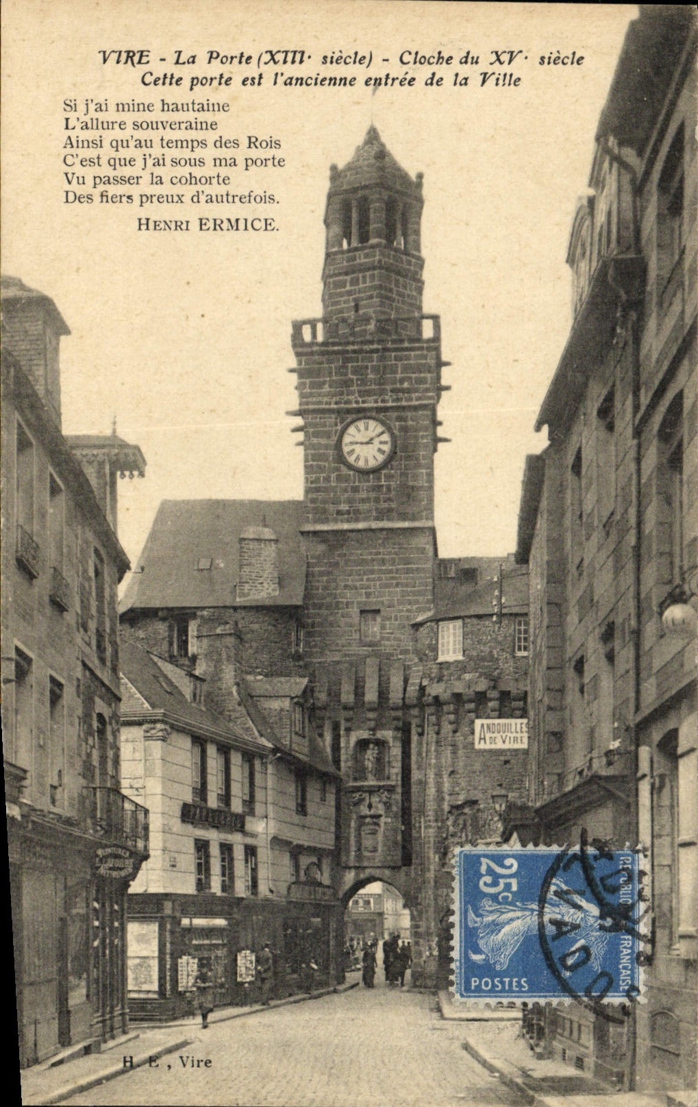CPA Vire La Porte Cloche