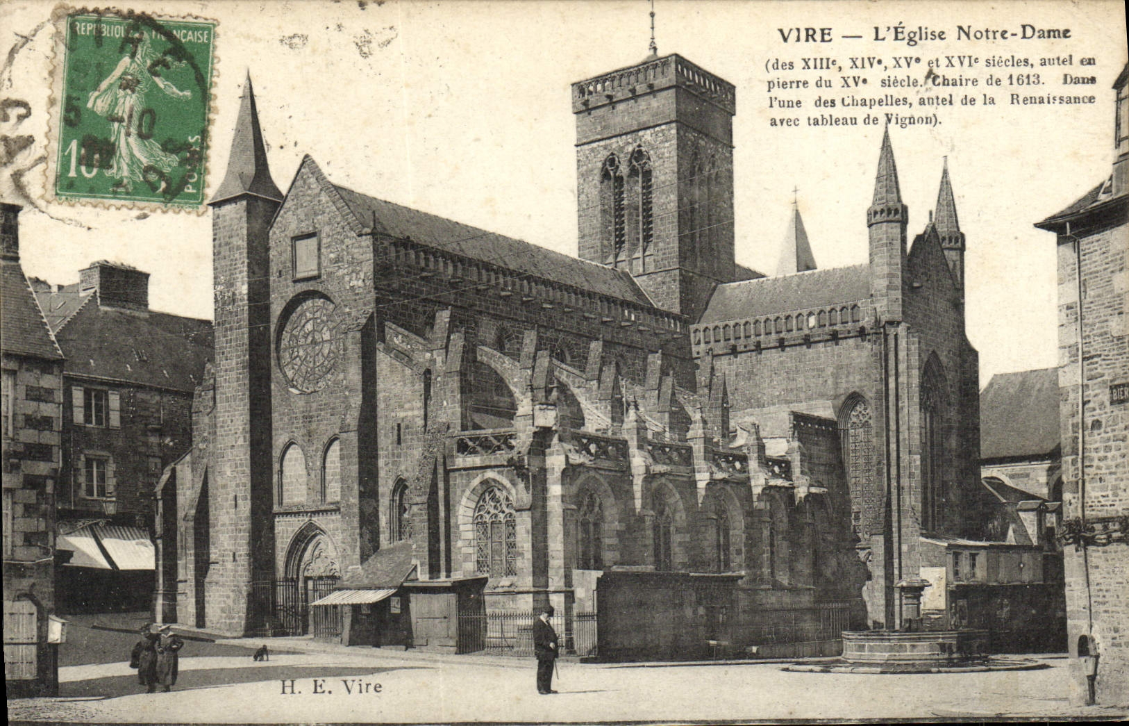 CPA Vire L'Eglise Notre Dame