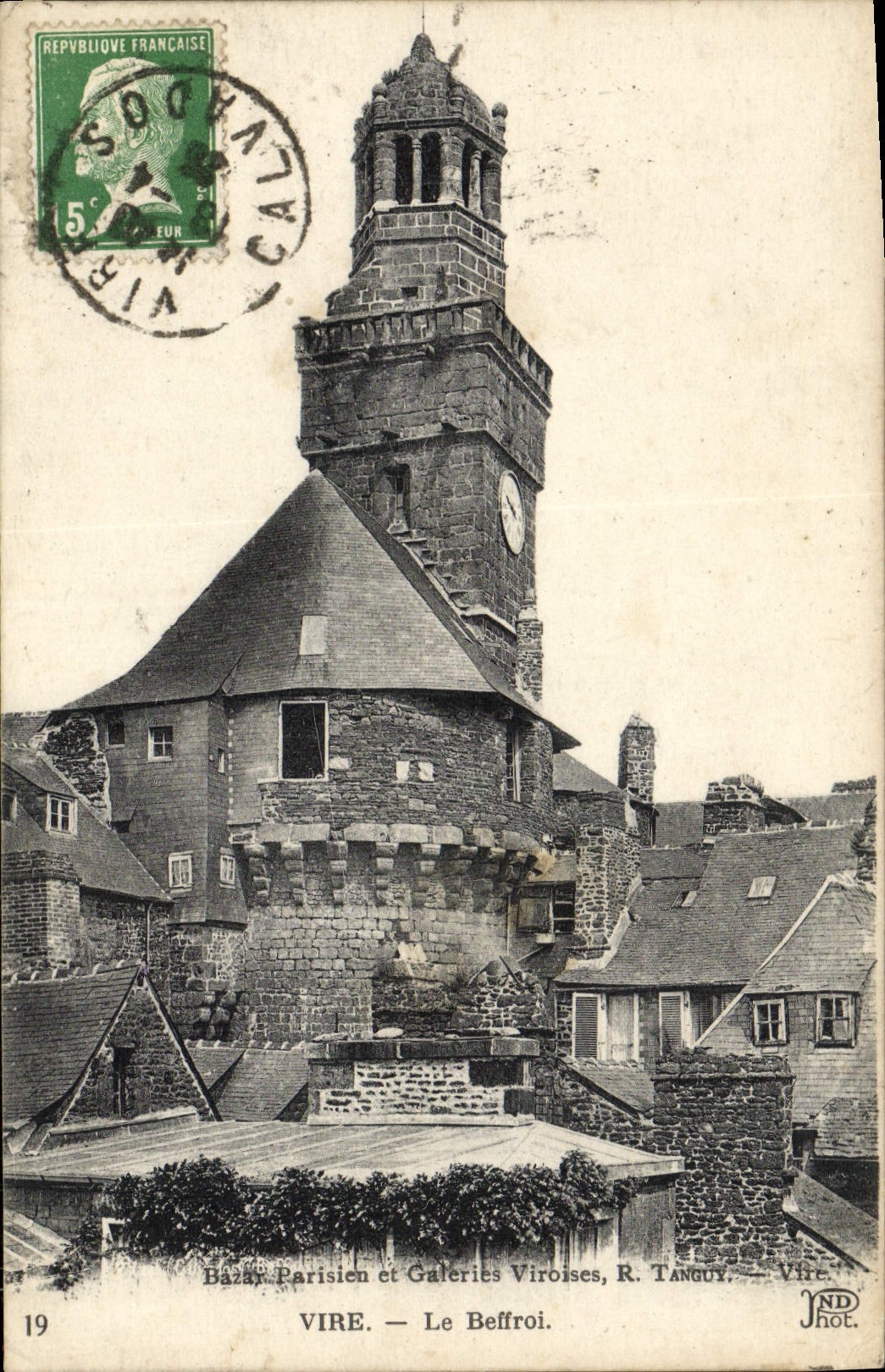 CPA Vire Le Beffroi
