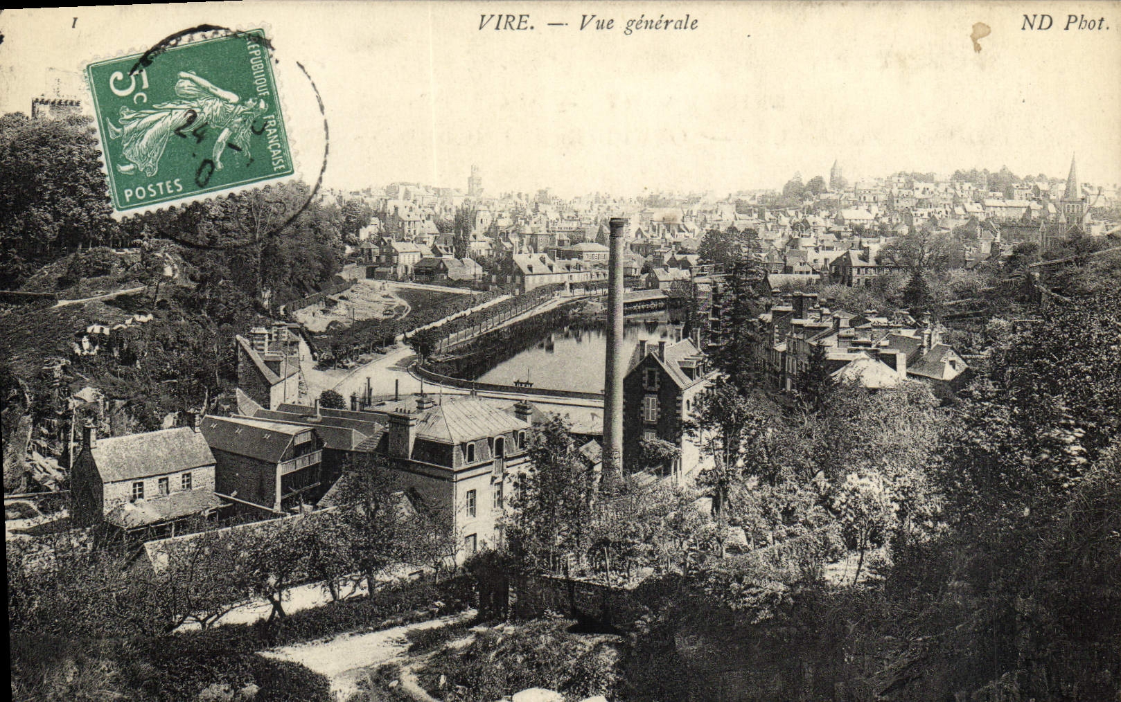 VINTAGE POSTCARD Transfers View