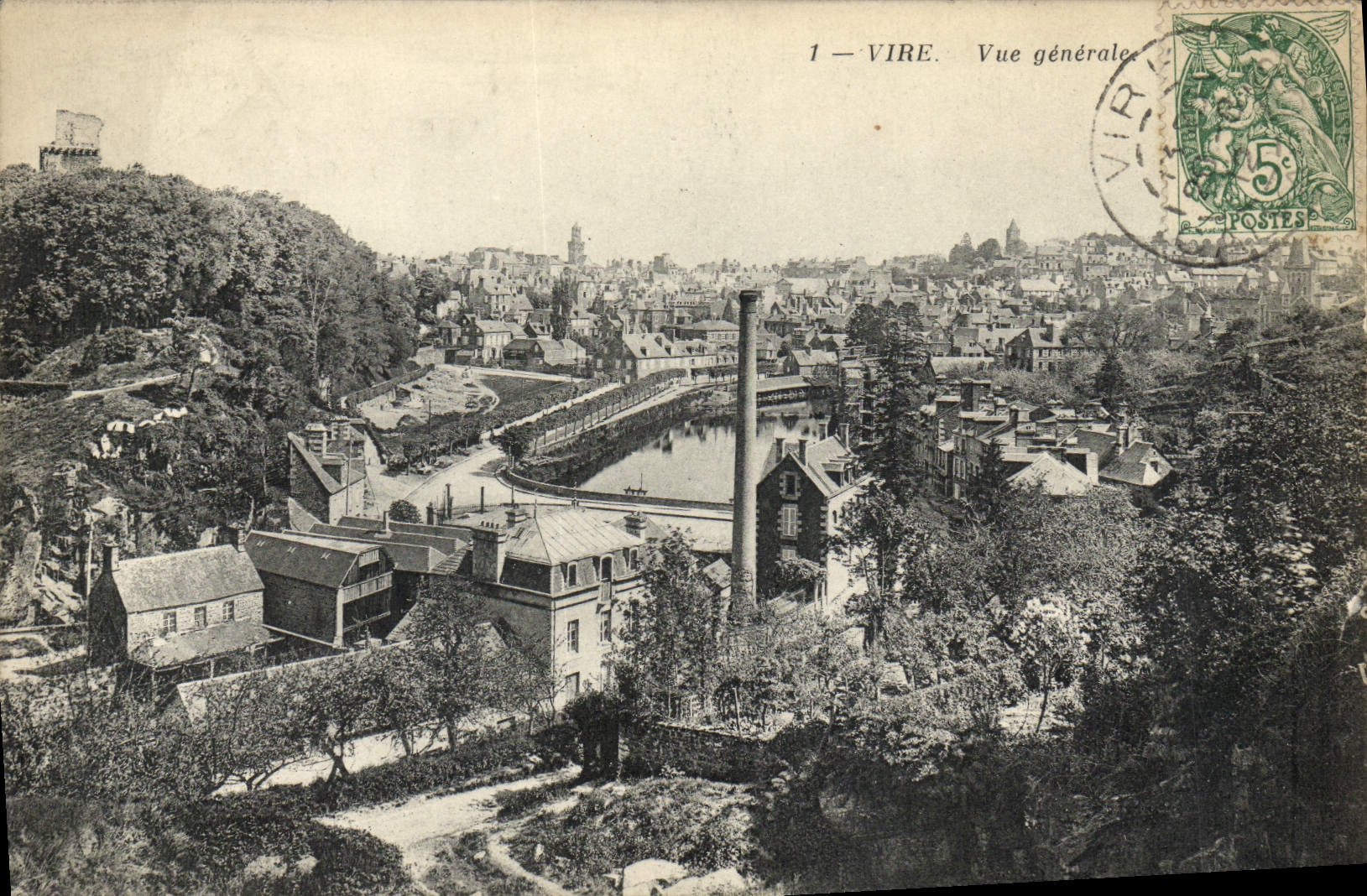 CPA Vire Vue Generale