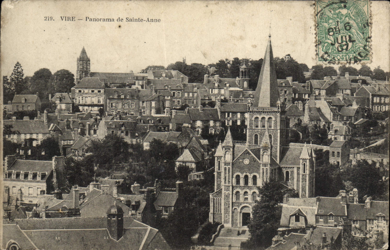 CPA Vire Panorama de Sainte Anne