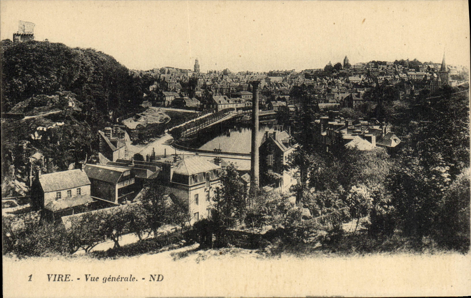 CPA Vire Vue Generale