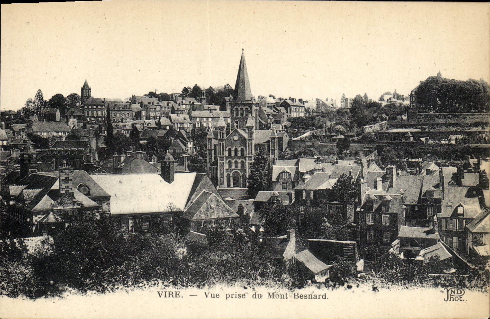 CPA Vire Vue Prise du Mont Besnard