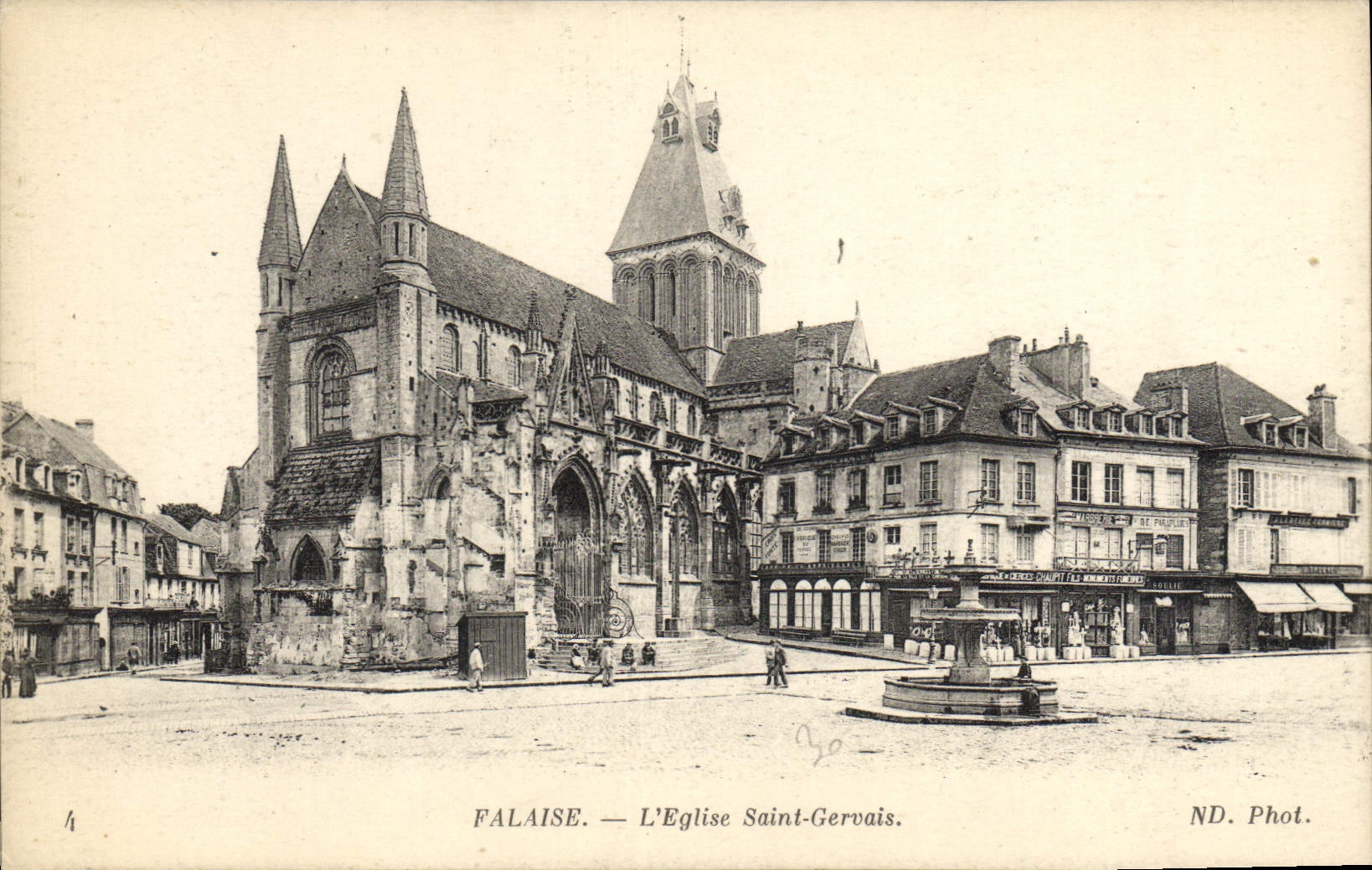 CPA Falaise Eglise Saint Gervais 