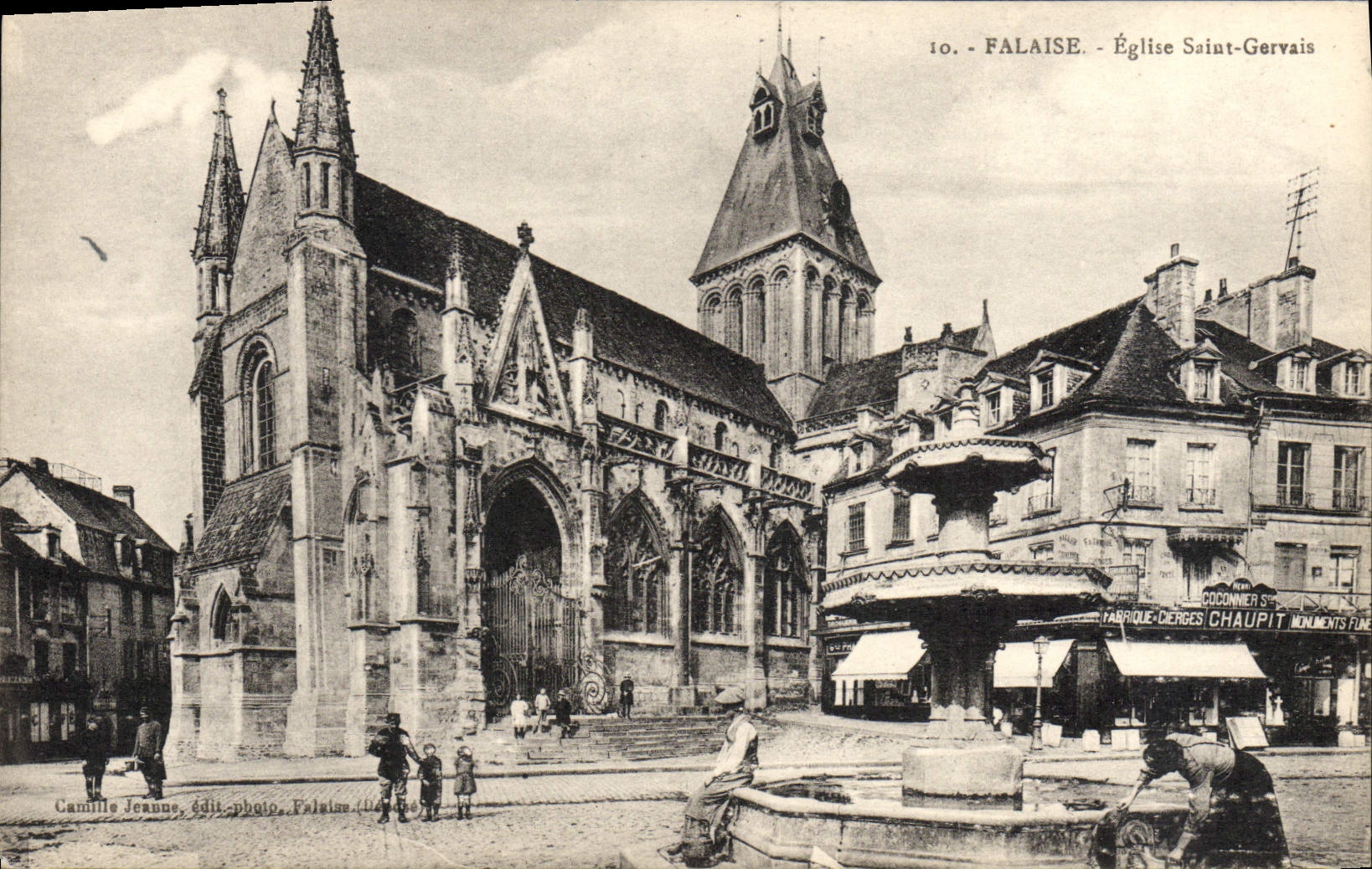CPA Falaise Eglise Saint Gervais 