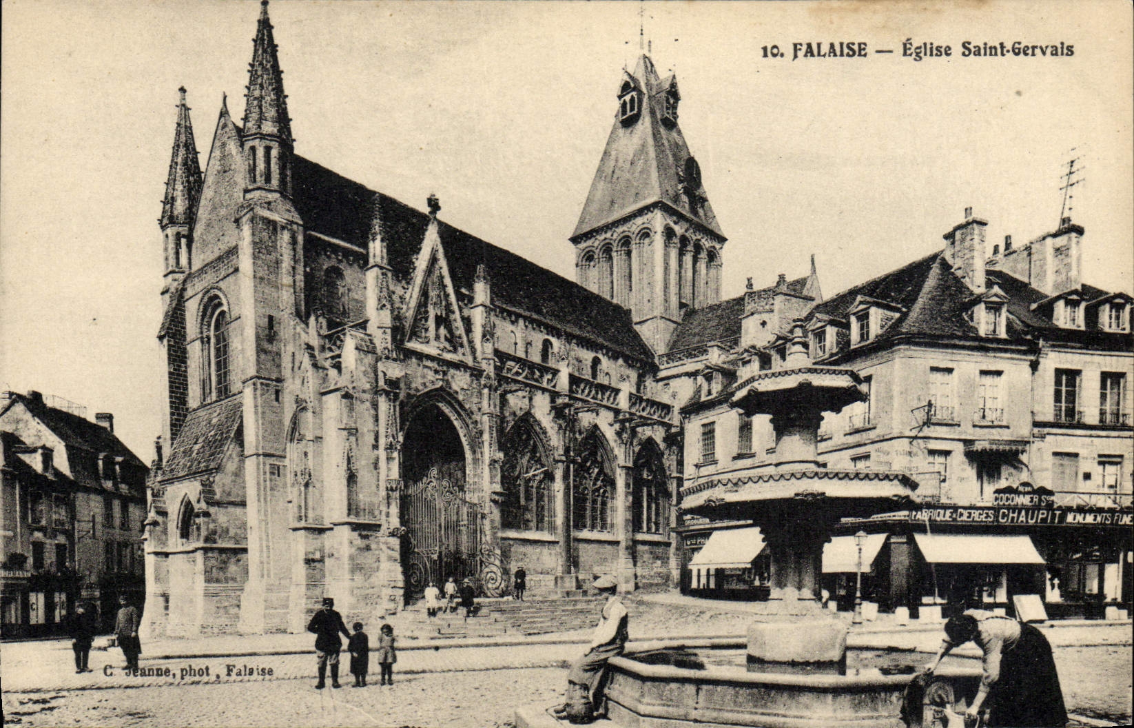 CPA Falaise Eglise Saint Gervais 