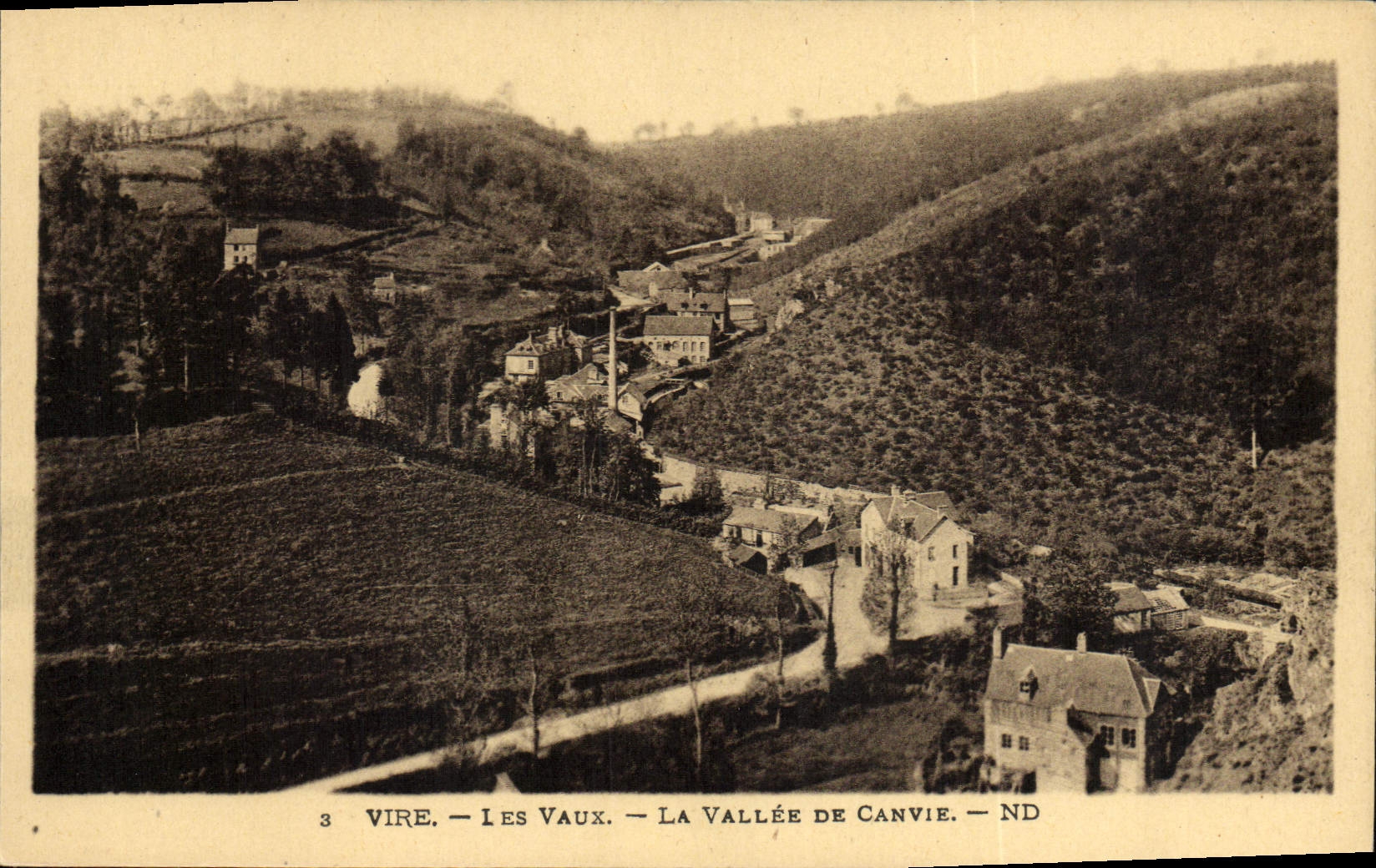 CPA Vire Les Vaux La Vallee De Canvie