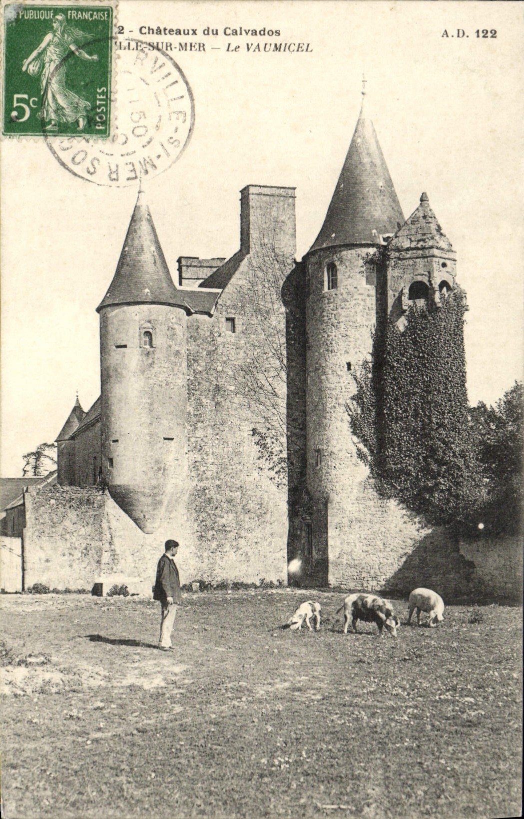 CPA Vierville Sur Mer Le Vaumicel