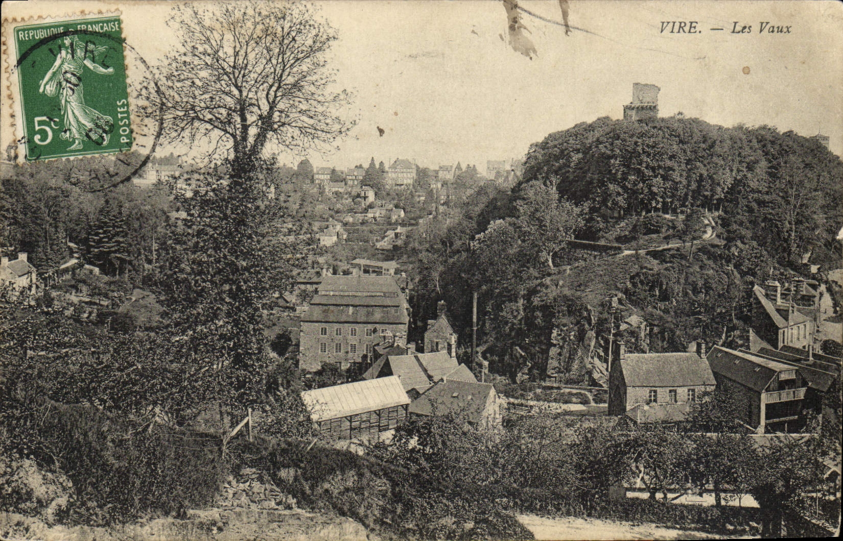 CPA Vire Les Vaux
