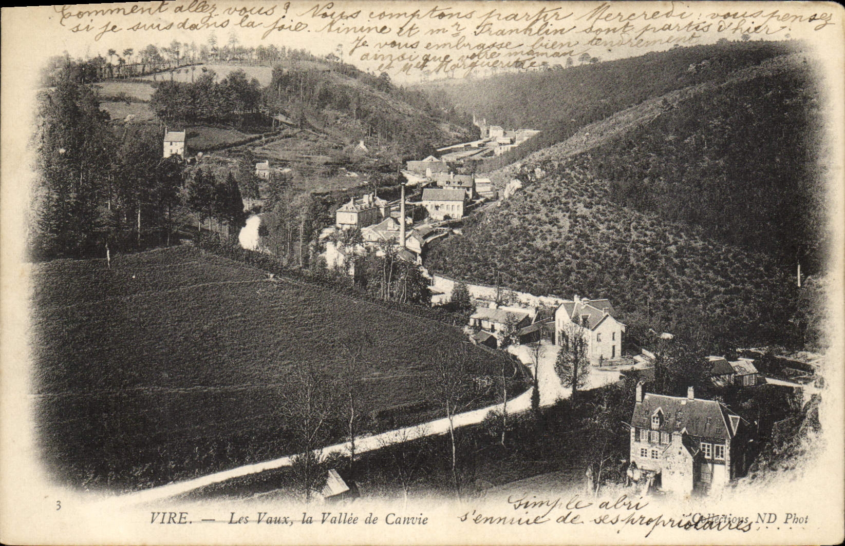 CPA Vire Les Vaux la Vallee de Canvie
