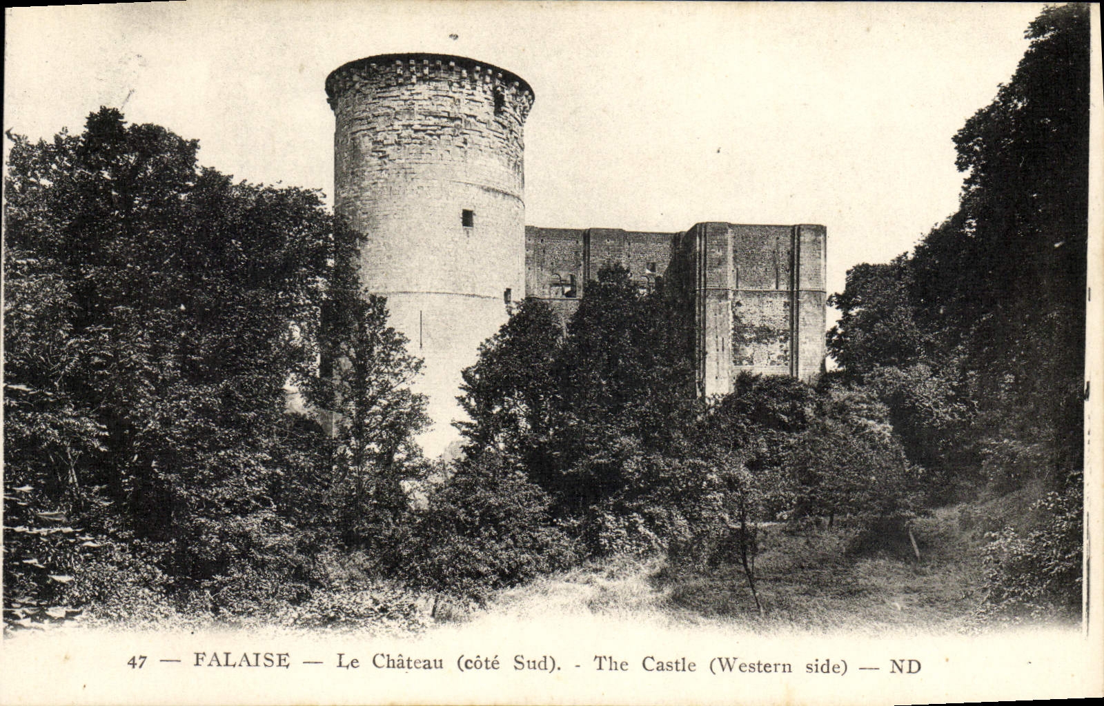 CPA Falaise Le Chateau