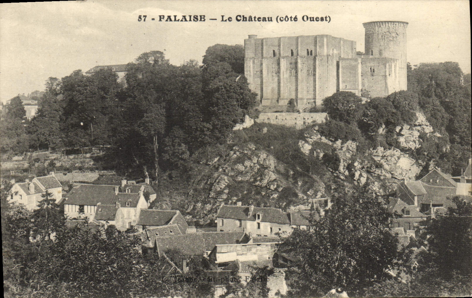 CPA Falaise Le Chateau