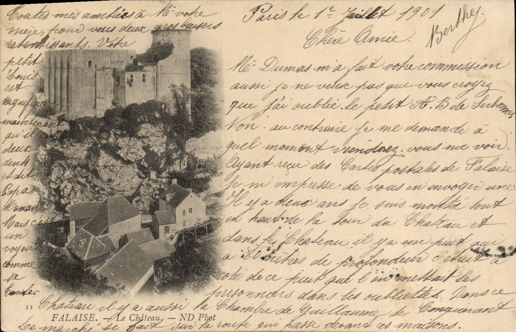 CPA Falaise Le Chateau 