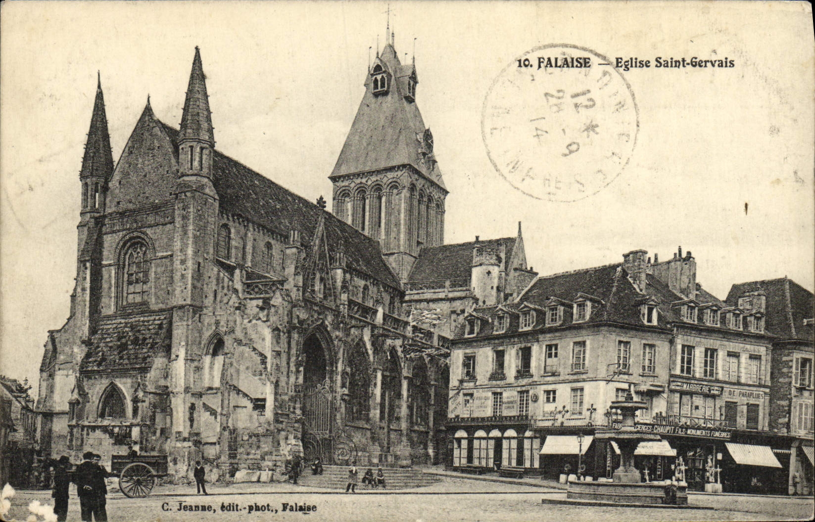 CPA Falaise Eglise Saint Gervais