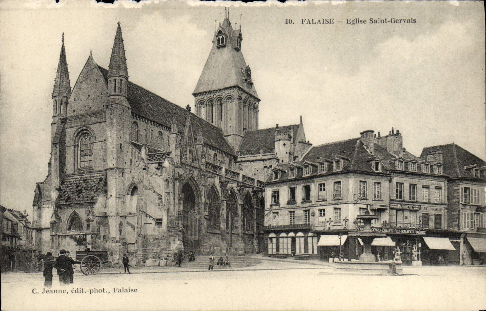 CPA Falaise Eglise Saint Gervais