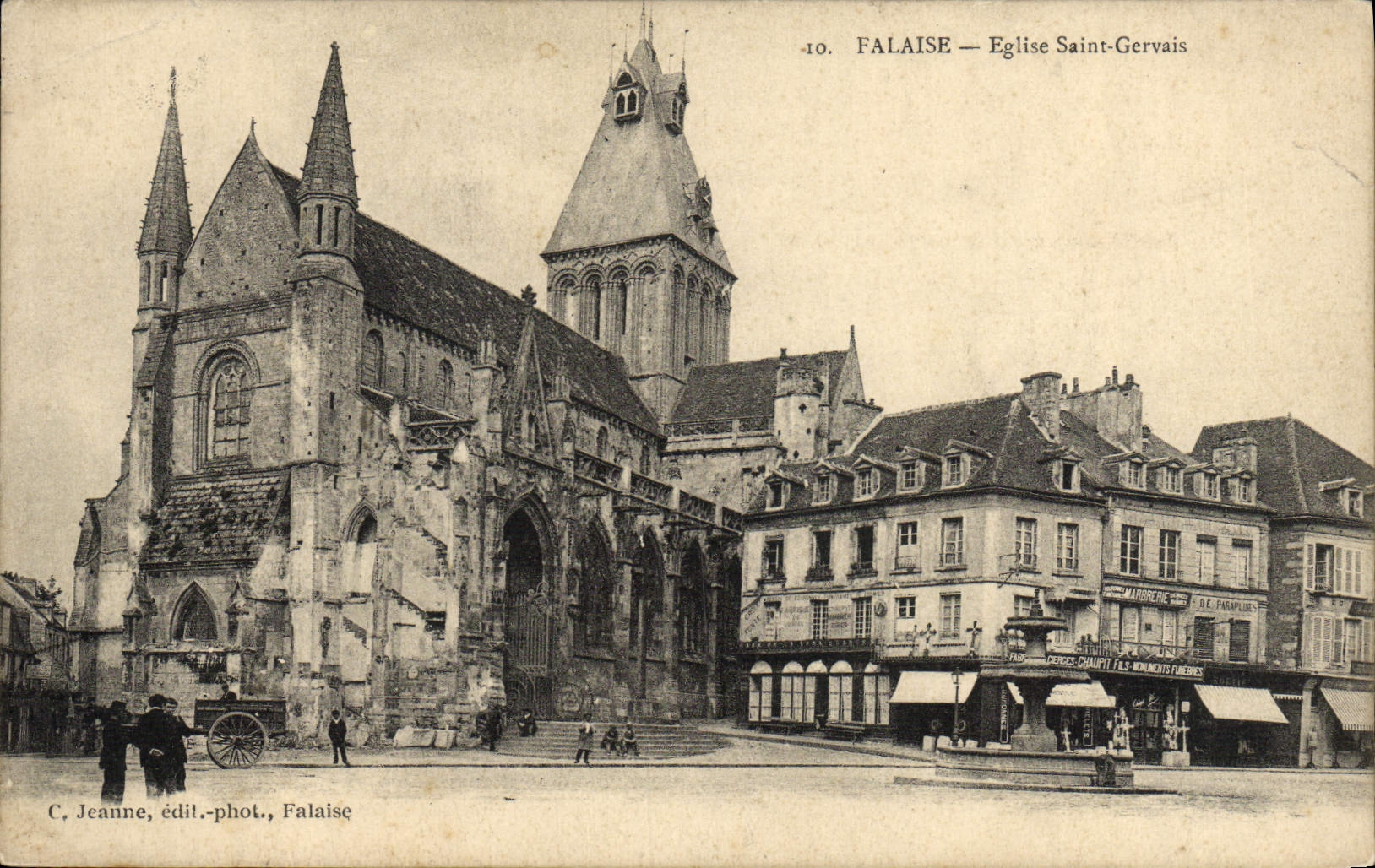 CPA Falaise Eglise Saint Gervais