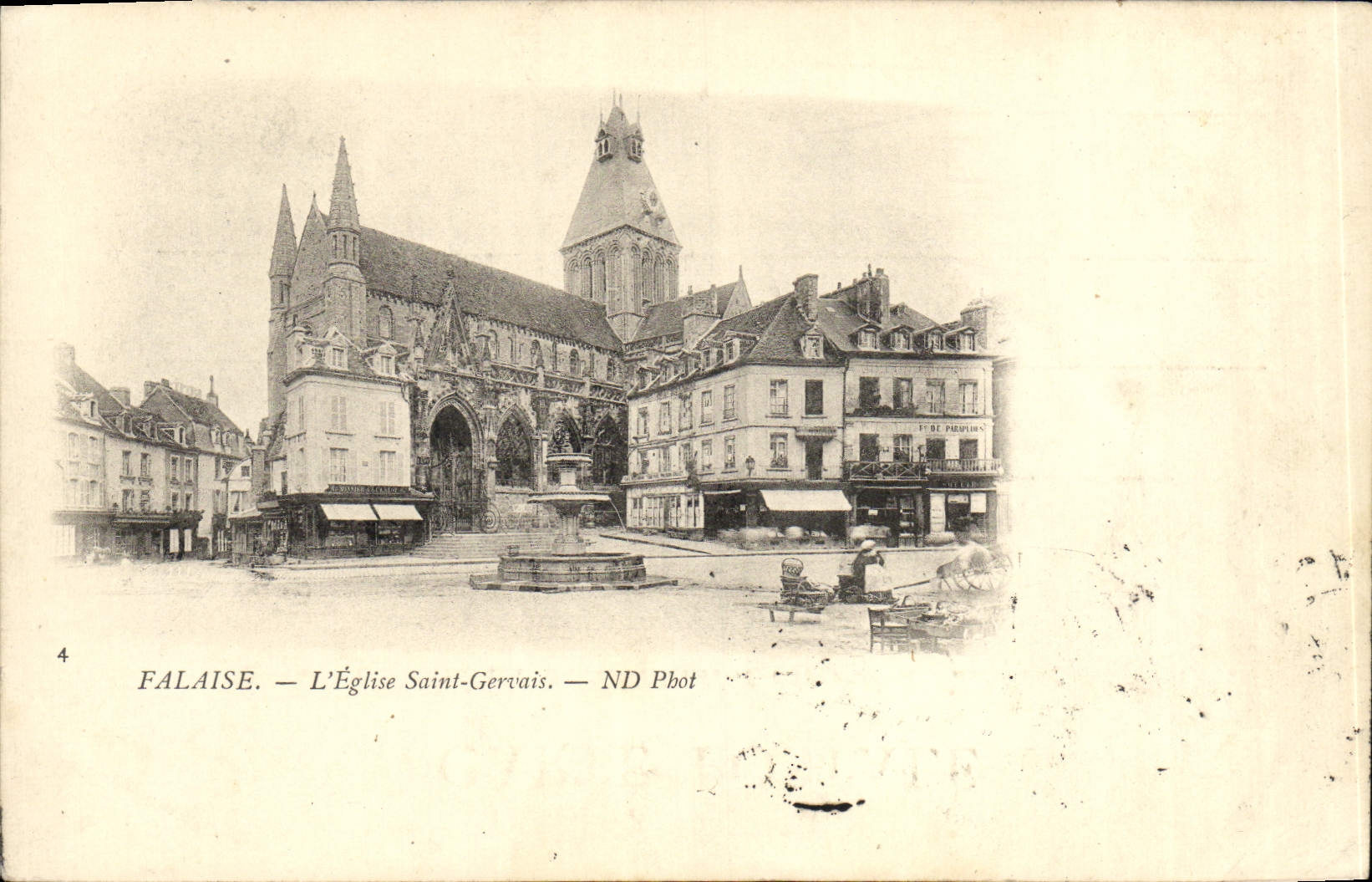 CPA Falaise L'Eglise Saint Gervais