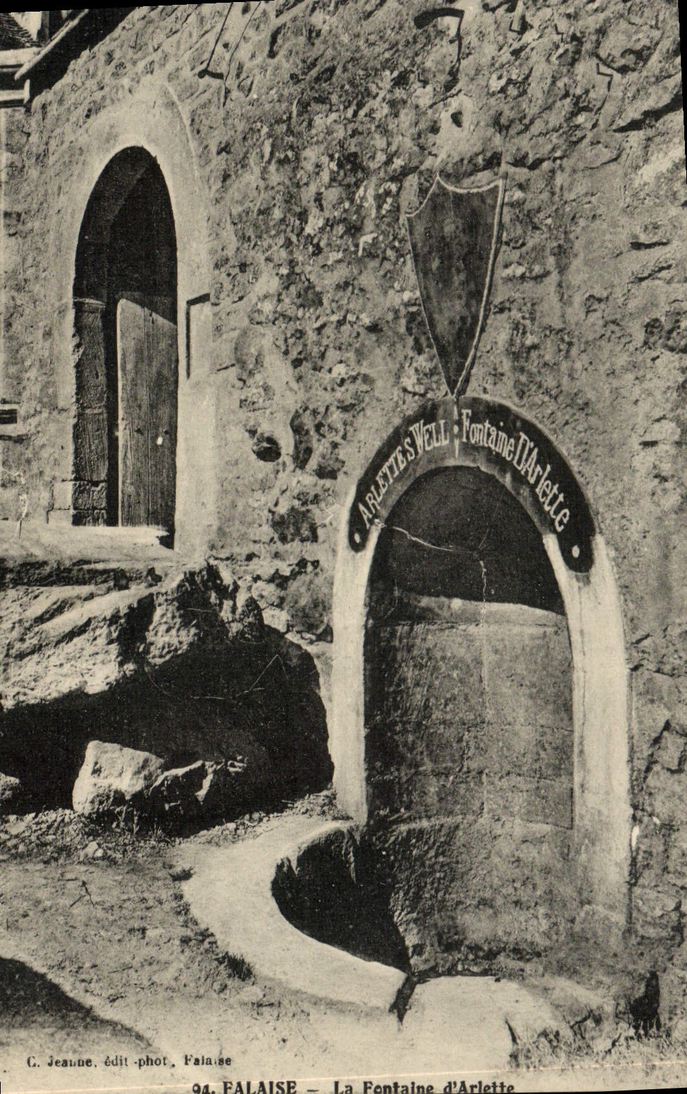 CPA Falaise La Fontaine d'Arlette