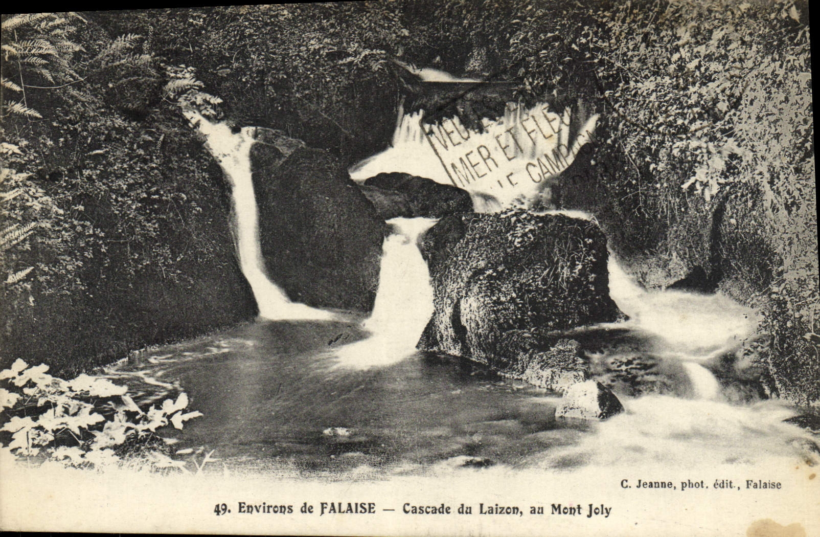 CPA Environs de Falaise Cascade Du Laizon au Mont Joly